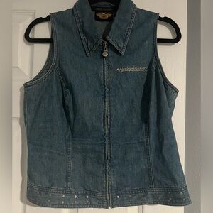 HD denim vest